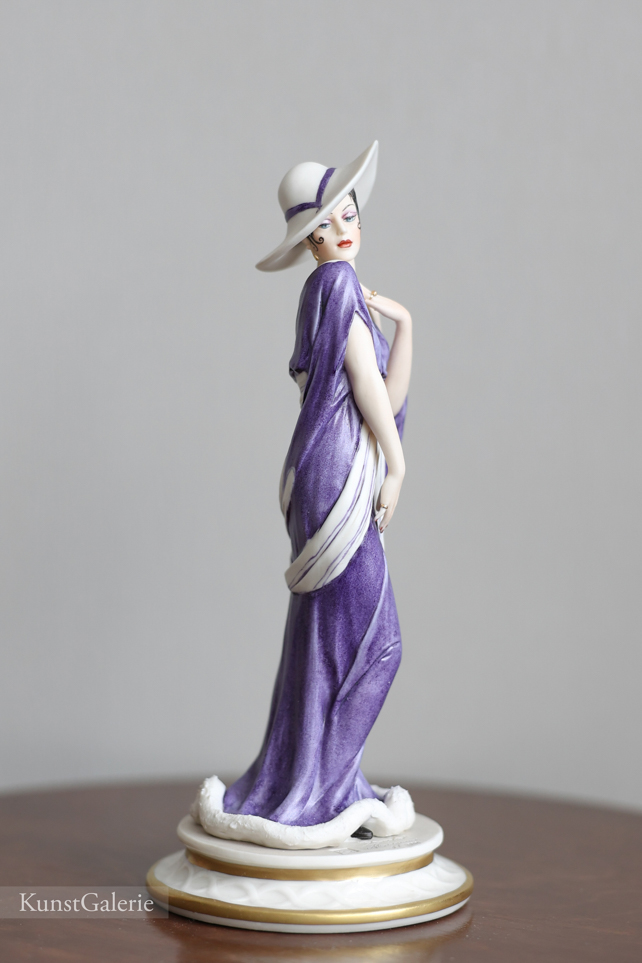 Леди в лиловом, Sandro Maggioni, Capodimonte, статуэтка