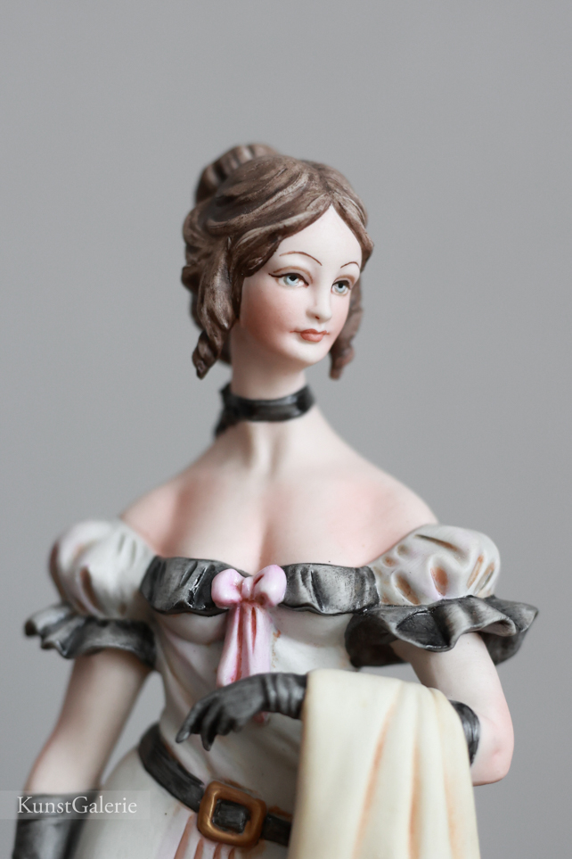 Леди с борзой, Bruno Merli, Capodimonte, статуэтка