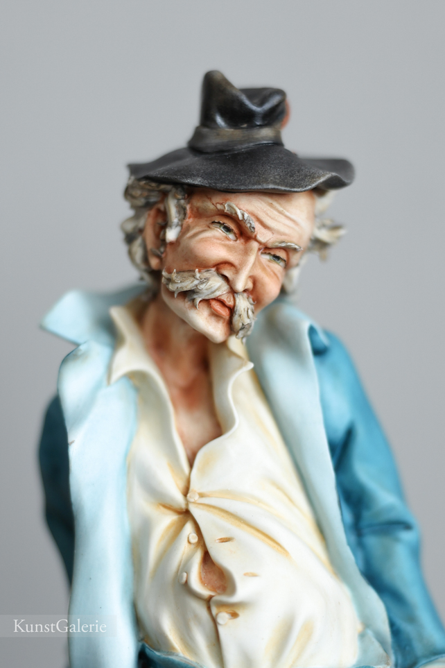 Бродяга с собакой, Cortese, Capodimonte, статуэтка
