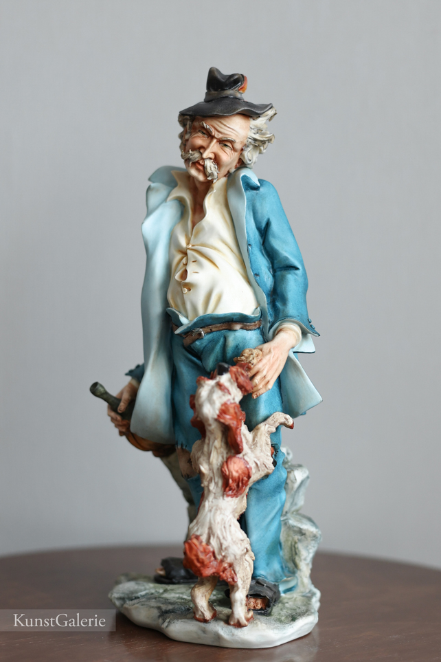 Бродяга с собакой, Cortese, Capodimonte, статуэтка