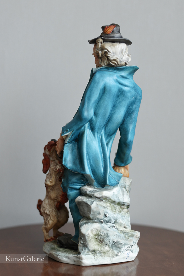 Бродяга с собакой, Cortese, Capodimonte, статуэтка