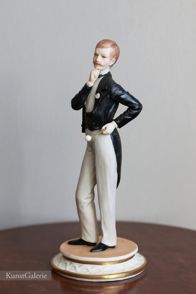 Сэр с тростью, Sandro Maggioni, Capodimonte, статуэтка