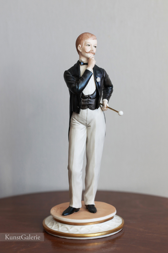 Сэр с тростью, Sandro Maggioni, Capodimonte, статуэтка