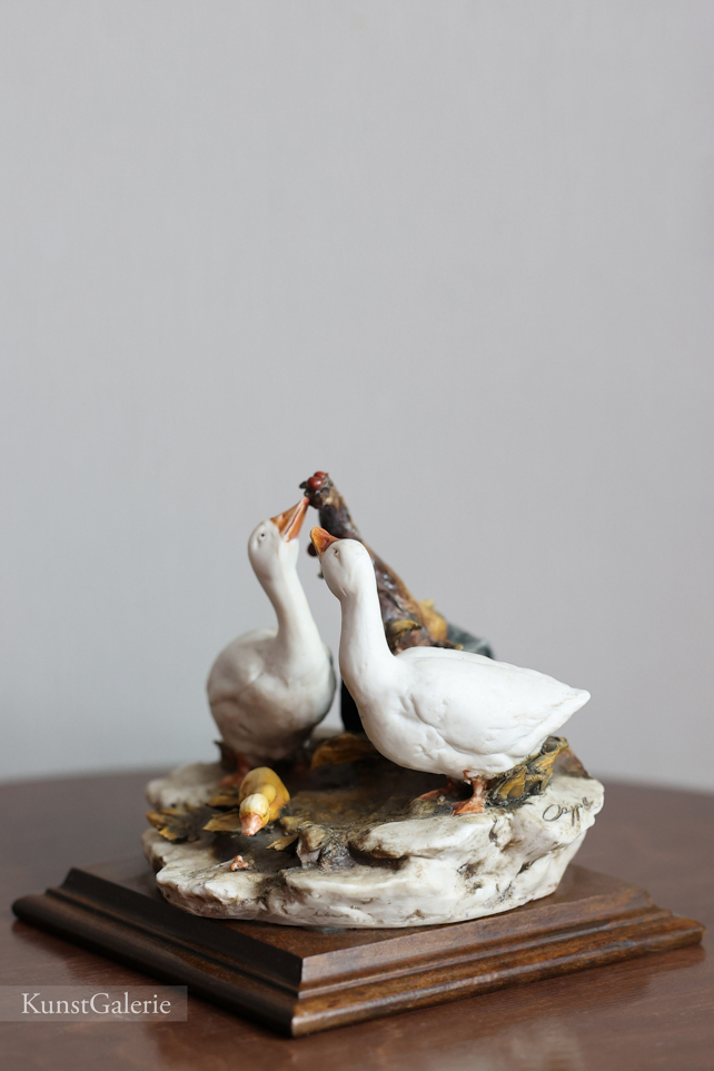 Семья гусей, Luciano Cazzola, Capodimonte, статуэтка