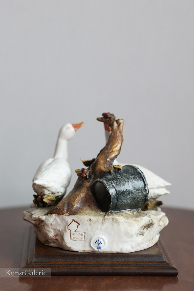 Семья гусей, Luciano Cazzola, Capodimonte, статуэтка