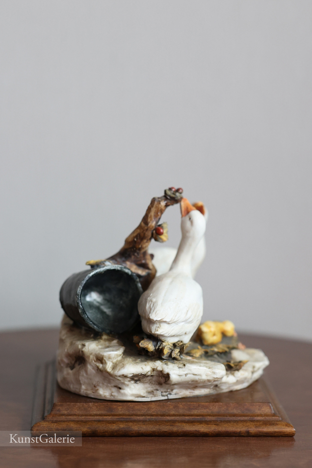Семья гусей, Luciano Cazzola, Capodimonte, статуэтка