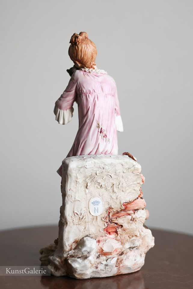 Девочка с любимым котом, Sandro Maggioni, Capodimonte, статуэтка